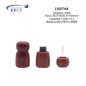 Özel etiket benzersiz mantar şekilli dudak parlatıcı kutusu 3.5ml dudak çamur kavanoz dudak balsamı ambalaj toptan - Product Image 3