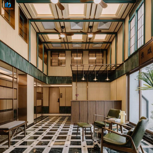 Nuevo en 2026: Baldosa de Porcelana de Lujo Estilo Art <span class=keywords><strong>Deco</strong></span> a Cuadros, 800x800mm, Acabado Brillante, 4 Piezas, Aspecto Mármol para Suelos de Vestíbulos de Hotel - Product Image 3