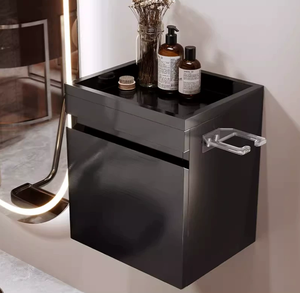 Armoire murale moderne en acier inoxydable pour salon de coiffure, rangement d'outils, mobilier de salon pour salon de coiffure - Product Image 5