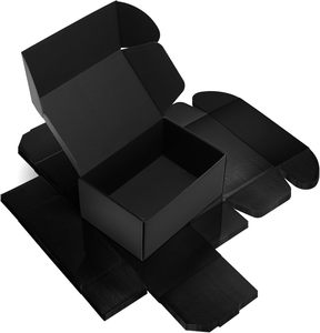 Custom Logo Corrugated <strong>Black</strong> <strong>Shipping</strong> <strong>Boxes</strong> Folding Small Cardboard Mailer <strong>Boxes</strong> for Small Business <strong>Shipping</strong> Packaging - Product Image 1