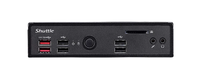Shuttle DS20U Fanless Slim Industrial Mini PC, Tiga Layar +DP+VGA, Dual LAN & Port Serial Terintegrasi