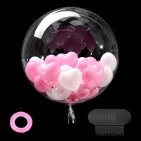Vente en gros de ballons transparents Bobo, bulles transparentes réutilisables pour la décoration de fêtes d'anniversaire et de mariages