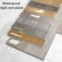 Plancher SPC Chevron 6mm 9mm, étanche, à clipser, en forme d'arête de poisson, pour salon, plancher en vinyle