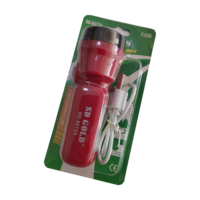 Petite lampe torche LED rechargeable avec lampes latérales, mini lampes torche LED portables, lampes de poche pour l'extérieur, la maison, la pêche