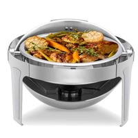Hot Pot Buffet Poêle Hôtel Fourniture En Acier Inoxydable Buffet Chauffe-Plats Chauffe-Plat