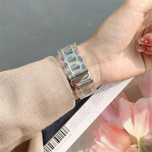 Correa transparente de 20mm y 22mm para reloj Samsung Galaxy 6/5/4 44mm 40mm/Active <span class=keywords><strong>2</strong></span>/Gear S3 Band para pulsera <span class=keywords><strong>Huawei</strong></span> GT3 GT2E GTR <span class=keywords><strong>GTS</strong></span> - Product Image 3