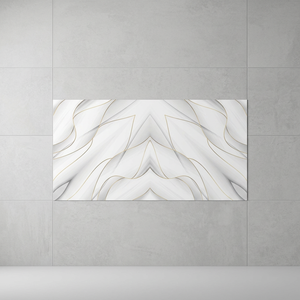 Azulejos de porcelana efecto mármol Artic Wave Book Match 600x1200mm pulidos para diseño de pisos y paredes en proyectos - Product Image 3