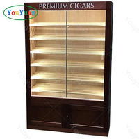 Cave à cigares armoire pharmacie vitrine en bois conceptions pour la décoration de magasin médical boîte de présentation en bois de cèdre mini armoire à cigares