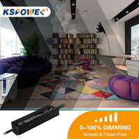 Driver LED Dimmable Triac 12V-48V 60W 96W 150W 300W, étanche IP67, transformateur pour éclairage LED intérieur/extérieur