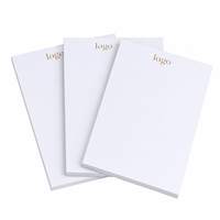 Papier pour notes personnalisées, blocs-notes blancs vierges, blocs-notes adhésifs à fleurs