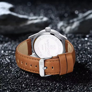 Nuevo Reloj NAVIFORCE 9229 BYBN para Hombre, Esfera Grande, de Lujo, para Negocios, Venta al por Mayor de Fábrica, Logotipo Personalizado, Correa de Cuero, Reloj Masculino OEM - Product Image 4