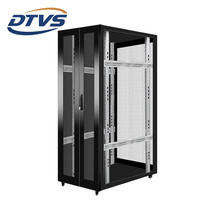 Armoire réseau profonde DTVS 1200 mm 42U en acier SPCC, rack de serveur robuste, capacité de charge 1500 kg, pour centres de données, en stock, porte en maille métallique
