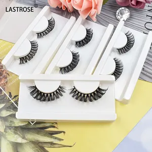 Yeni özel etiket kabarık 3d vegan lashes ucuz fiyat rus şerit lashes toptan kirpik ambalaj kutusu