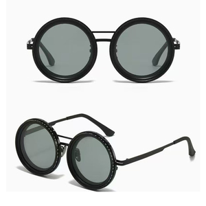 <span class=keywords><strong>Occhiali</strong></span> <span class=keywords><strong>da</strong></span> <span class=keywords><strong>Sole</strong></span> Polarizzati Nuova Moda 2025 Fatti a Mano ND2-<span class=keywords><strong>400</strong></span> 9 Livelli Dimmerabili Regolabili Unisex Montatura Completa Rotonda <span class=keywords><strong>Protezione</strong></span> <span class=keywords><strong>UV</strong></span> - Product Image 3