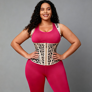Corsetto in Latex con Cerniera per <span class=keywords><strong>Donna</strong></span>, Gilet Modellante con Doppia Compressione, Fascia Dimagrante - Product Image 4