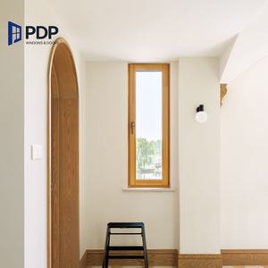 Fenêtres en bois insonorisées au design attrayant avec caches en aluminium, verre trempé et stores enrouleurs pour cuisine, villa, entrée, appartement - Product Image 5