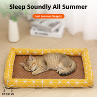 Tapis rafraîchissant d'été pour animaux de compagnie, respirant, pour chats et chiens de taille moyenne, coussin rafraîchissant pour cage à chien