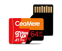 Tarjeta Micro SD Ceamere con Patrón de Tres Colores, Venta al por Mayor, Memoria Flash Mini de 4GB, Tarjeta TF para PSP, 16GB, 32GB, 64GB, 128GB, 256GB, 4GB, Micro Memoria