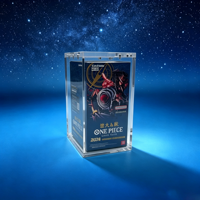 Étui en acrylique magnétique transparent anti-jaunissement écologique XC UV, boîte de booster OPCG japonaise One Piece OP03 Mighty Enemies, boîte de cartes TCG