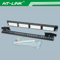 2U CAT6 48 Port Rack Mount Panel Patch 1U UTP CAT5E 24 Port Panel Patch