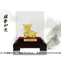 2019 décoration cochon Figurines bureau table coffrets cadeaux article nouvel an chinois cadeau