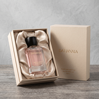 Flacon de parfum en verre de luxe de style nouveau, 100 ml, 50 ml, 30 ml, flacon de parfum carré avec emballage en boîte