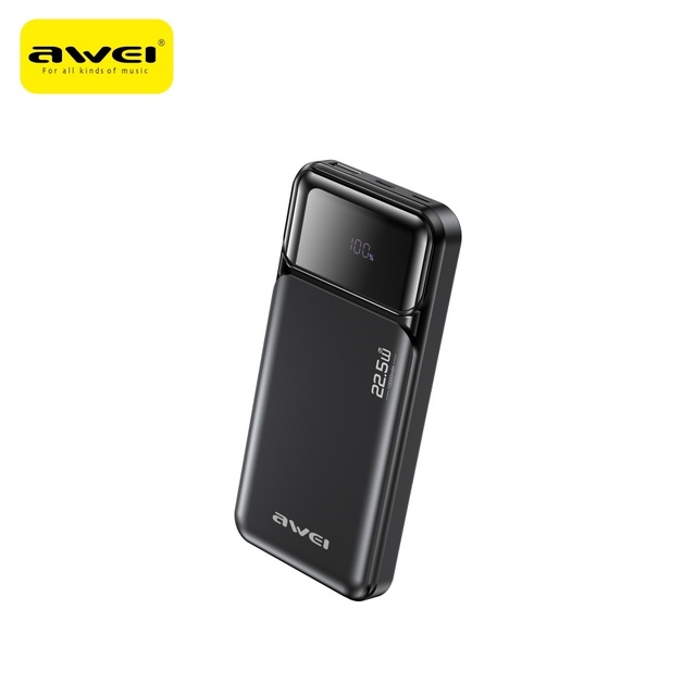 OEM Logo Customizable Mini Portable Power Bank High Capacity 10000mAh 22.5W USB Input Interface ABS Power Bank