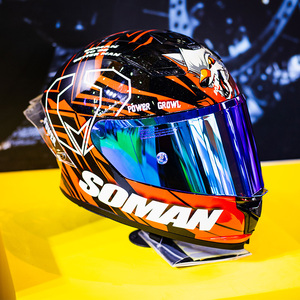 Casco Integral Profesional para Motociclismo Deportivo, Casco de Carreras, Cascos para Moto, Accesorios para Motocicleta, Casco de Motocicleta F1 - Product Image 4