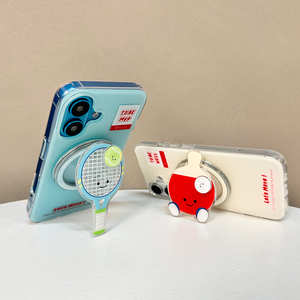 Thiết Kế Đặc Biệt Thể Thao Silicone Điện Thoại Bìa Cho Iphone 13 14 15 16 Pro Max Vợt Chủ Magnetic Điện Thoại Di Động Trường Hợp Funda Shell - Product Image 4