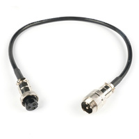 Cable de enchufe de aviación GX20-2-15-Core Maquinaria industrial PVC 1 metro Blindado/Barco/Conector especializado aeroespacial