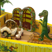 Aire de jeux intérieure personnalisée Dream Catch pour enfants, équipement de jeux souples, aire de jeux pour enfants, zone d'aventure sur le thème des dinosaures