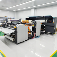 Machine d'impression intelligente RS1900 8 couleurs compatible avec la découpe de stratifiés en option pour l'impression de cartes en papier pour emballage intérieur