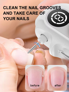 Cortauñas Eléctrico Recargable para Bebés, Cortauñas Automático Fácil de Usar, Cortauñas Eléctrico para Personas Mayores y Adultos con Lámpara LED UV - Product Image 4