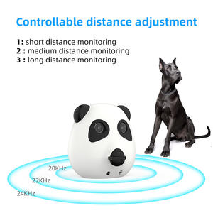 Panda <span class=keywords><strong>Image</strong></span> Smart Outdoor Hunde rinden stopper 50 Fuß Reichweite Ultraschall Hunde rinde Repeller Wasserdichter Kunststoff Hundes topper - Product Image 3