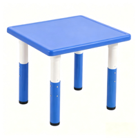 Ensemble de bureau et chaise pour enfants, adapté aux maternelles, table en plastique réglable pour les jeux et les études des bébés