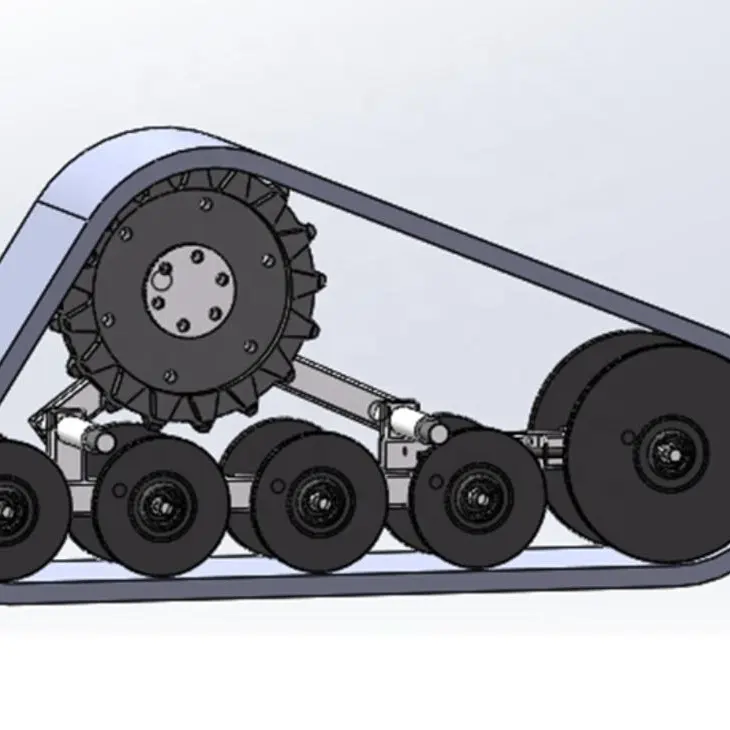 Mesin Suku Cadang Karet Track/Crawler Karet untuk Pertanian dan Mesin Pertanian Harga Murah Kualitas Tinggi