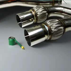 Thép ống xả đa dạng tiêu đề cho Mercedes Benz Amg cls55 cls500 E55 E500 m113k dài cho 5.4L mô hình động cơ