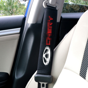 2 pezzi di cotone personalizzato copertura della cintura di sicurezza dell'<span class=keywords><strong>auto</strong></span> cuscinetti della cintura di sicurezza per <span class=keywords><strong>auto</strong></span> logo speciale cuscinetti della cintura di sicurezza <span class=keywords><strong>accessori</strong></span> del veicolo del conducente - Product Image 5