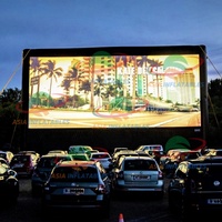 Cinéma en plein air grandes salles de cinéma projecteur gonflable écran de film lecteur dans l'écran de film TV à vendre