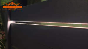 Valla de Jardín Personalizada de Alta Gama, Valla Delimitadora de Patio, Valla de Aluminio Iluminada DIY - Product Image 5