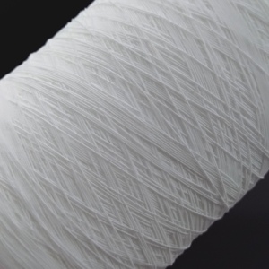 Fil de nylon élastique blanc filé pour la couture, le tricot et le tissage, en stock, pour élastiques de casquettes - Product Image 2