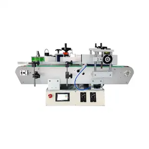 SKYONE 2024 Hot selling Commodity automatic paging labeller packing label sticker labeling machine for round bottles