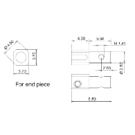 Charnière flexible en acétate pour injection d'impression 3D pour pièces de monture de lunettes en bois - Product Image 2