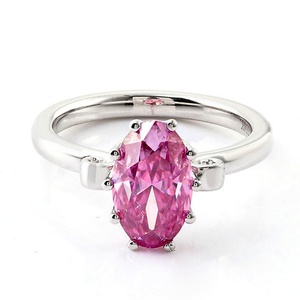 แหวนเพชรทรง Prong Setting 2 กะรัต พร้อมใบรับรอง GRC แหวนทองคำแท้ 18k สีขาว สำหรับผู้หญิง ของขวัญวันเกิด งานเลี้ยง แหวนสั่งทำ - Product Image 2