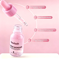 Adhésif pour extensions de cils Super Bonder, Booster de colle pour cils, Prétraitement pour adhésif de cils, Outil de maquillage