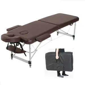 Hafif taşınabilir alüminyum masaj masası