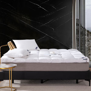 โรงแรมที่นอนแผ่น<span class=keywords><strong>ขน</strong></span>เป็ด<span class=keywords><strong>ห่าน</strong></span>สีขาวหนาบรรจุ 10 ซม.ที่นอน <span class=keywords><strong>Topper</strong></span> - Product Image 2