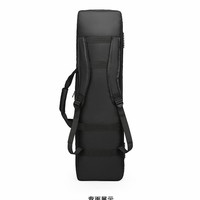 Fully waterproof electronic piano case - 61 keys, 6mm thick, black, portable, dual-shoulder instrument