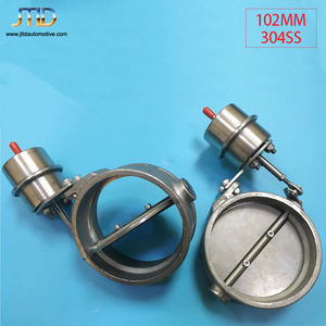 JTLD Valve de contrôle d'échappement universelle en acier inoxydable de 3 pouces compatible Golf R, à commande par surpression et déclenchement par vide, finition lisse - Product Image 4