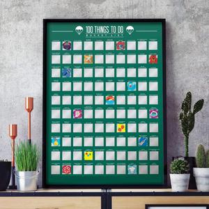 <span class=keywords><strong>Amazon</strong></span> meilleure <span class=keywords><strong>vente</strong></span> Marron Affiche Gratter Liste De 100 Doit Lire <span class=keywords><strong>Livre</strong></span> - Product Image 1